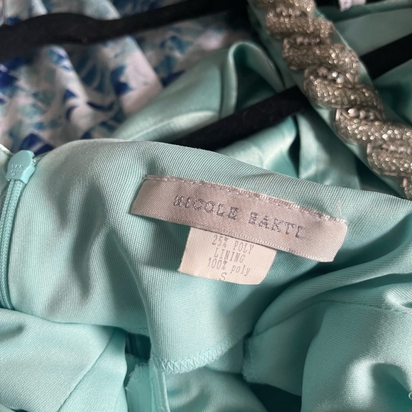 Nicole Bakti pleated turquoise gown size S - Picture 4 of 5